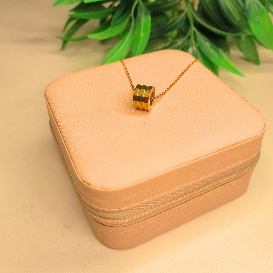 Gold-Plated Screw-Design Jewelry Set | Artificial Jewelry for Women