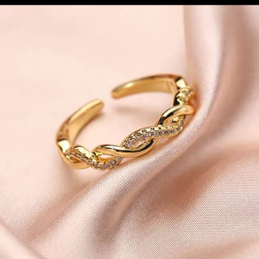 Adjustable Rose Gold Ring for Women