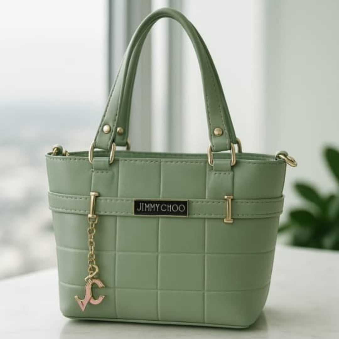 Premium Stitch-Pattern Handbag for Women | Elegant Structured Tote