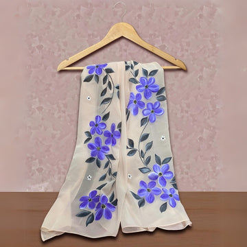 Everyday Comfort Hand Printed Georgetta Hijab