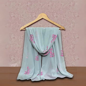 Handcrafted Georgetta Hijab for Young Pakistani Girls