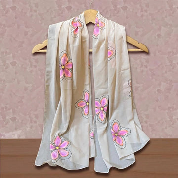 Boho-Inspired Printed Head Cover for Girls