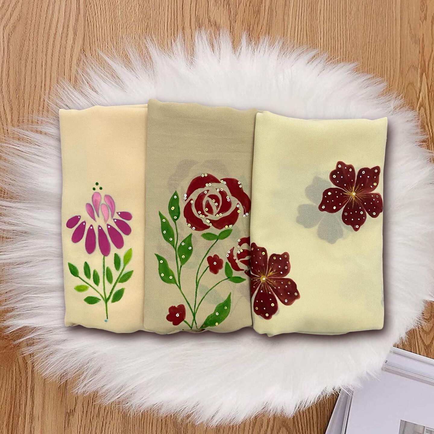 Lightweight Printed Georgetta Hijab for Daily Style