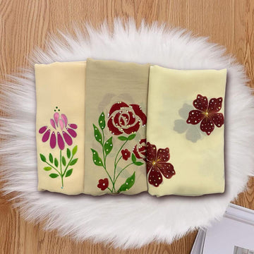 Lightweight Printed Georgetta Hijab for Daily Style